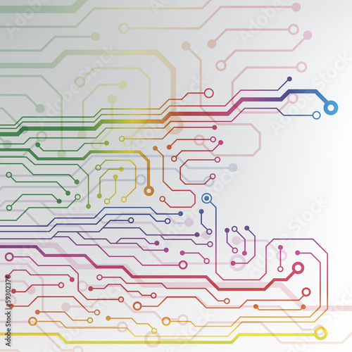 EPS10 vector circuit board background texture