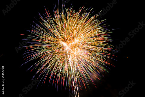 Colorful fireworks