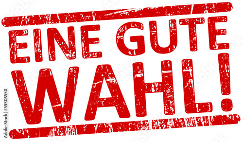 Gute Wahl Stempel  #131211-svg03