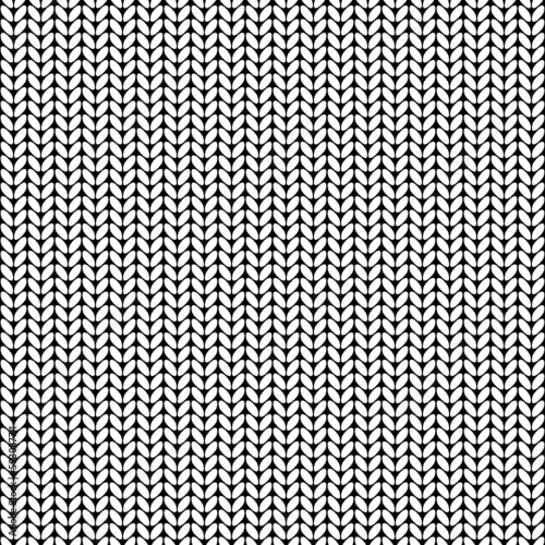 Illustration seamless knitted pattern.
