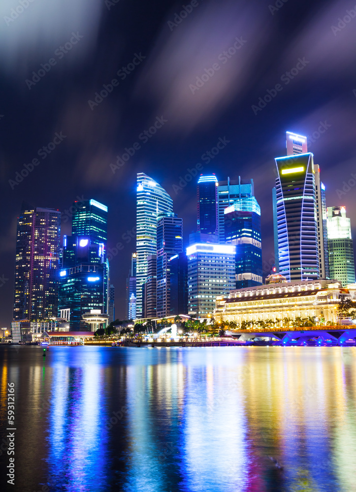 Singapore at night