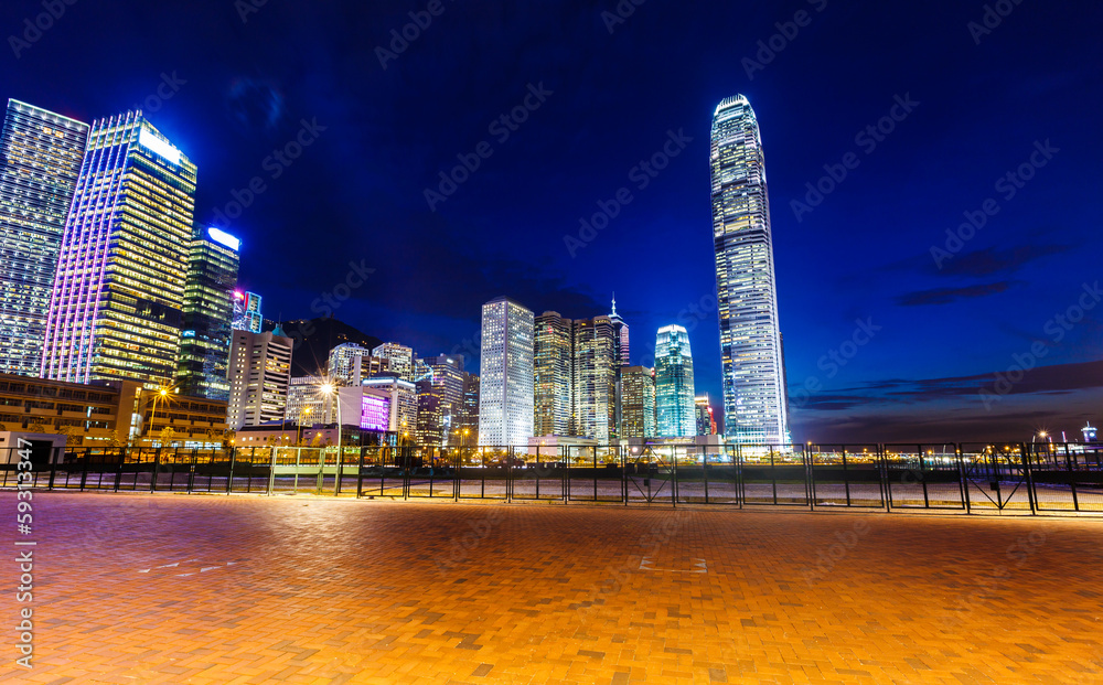 Obraz premium Hong Kong Skyline