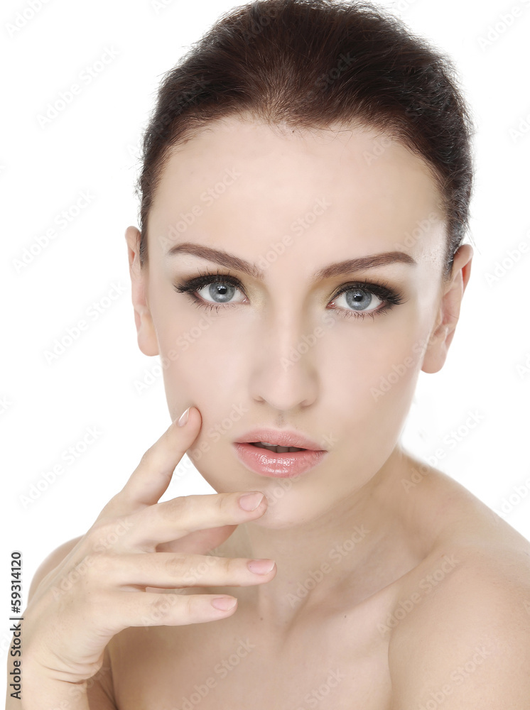 attractive smiling beautiful face portrait attractive smiling beautiful face portrait