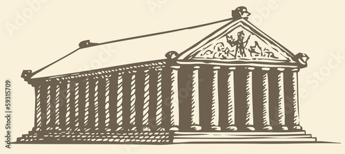 Series "Seven Wonders of the Ancient World". Temple of Artemis