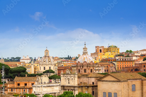 Morning view over the roofs of Rome © VICUSCHKA