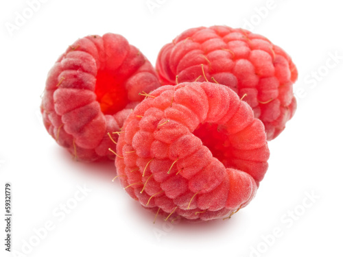 Fresh raspberries