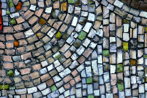 mosaic of small stones