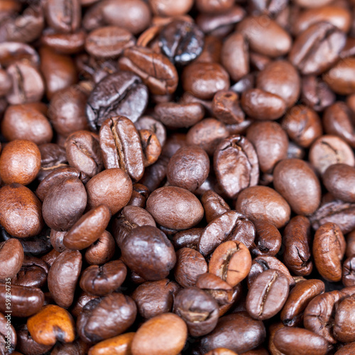 Fototapeta Naklejka Na Ścianę i Meble -  coffee beans close up