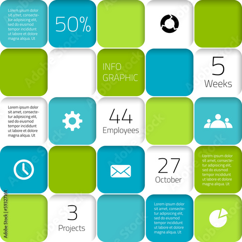 Modern vector template for your business project