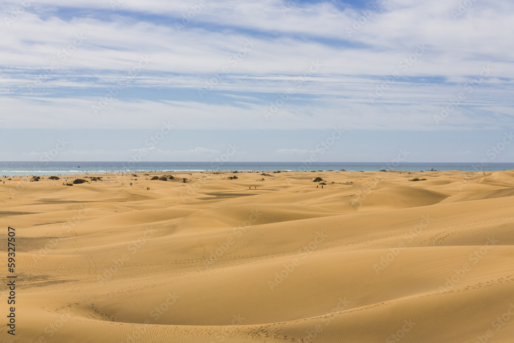 Maspalomas Duna - Desert in Canary island Gran Canaria