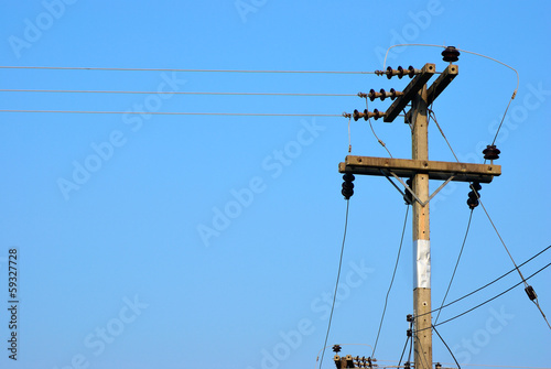 The old electricity pole