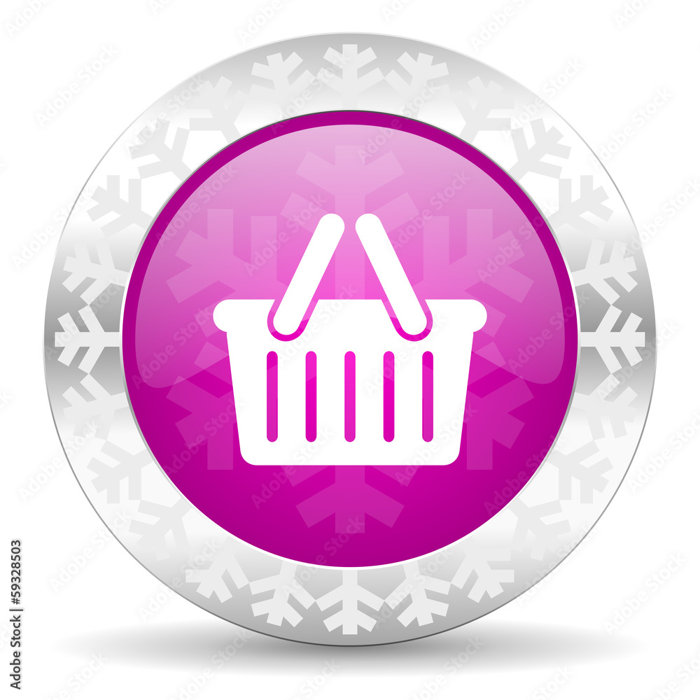 Obraz premium cart christmas icon
