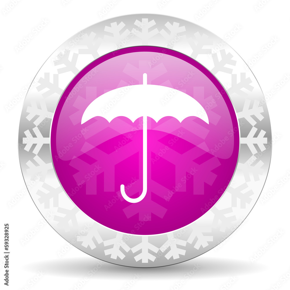 umbrella christmas icon umbrella christmas icon