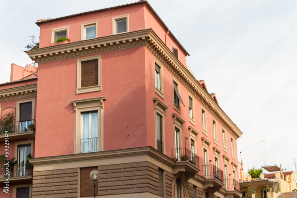 Fototapeta premium Rome, Italy. Typical architectural details of the old city