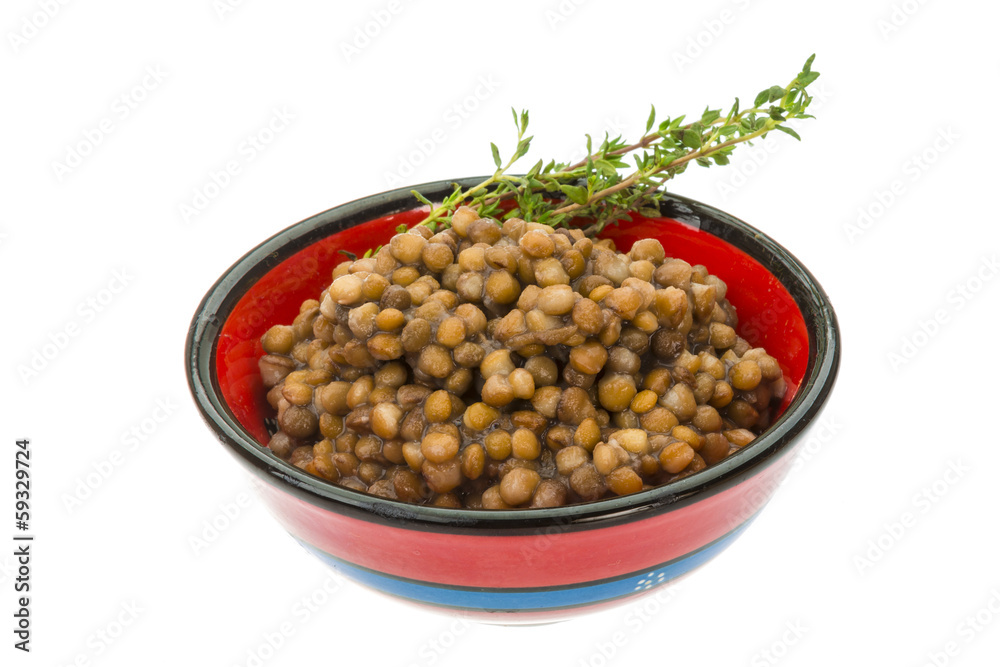 Backed lentils Backed lentils