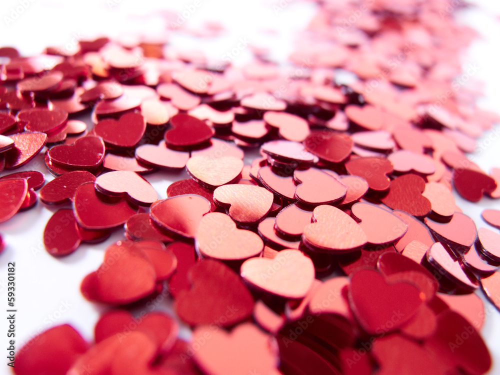 hearts confetti hearts confetti