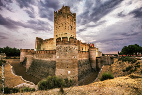 Castillo de la Mota, famous old castle in Valladolid, Spain. photo
