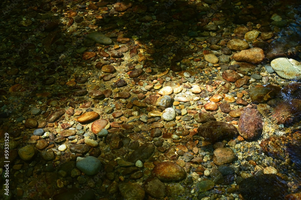 Crystal clear water