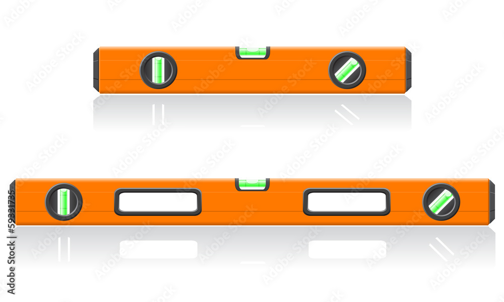 Obraz premium tool level vector illustration