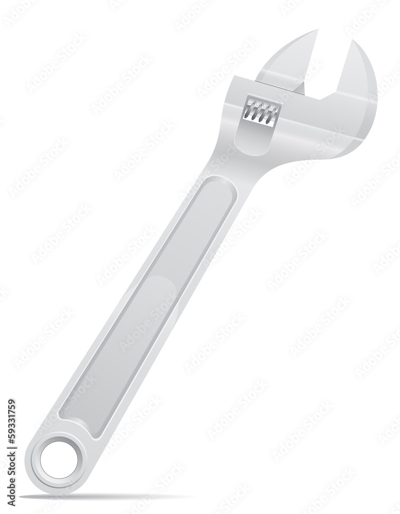 tool screw wrench vector illustration tool screw wrench vector illustration