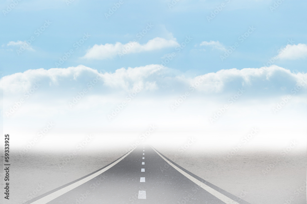 Fototapeta premium Open road