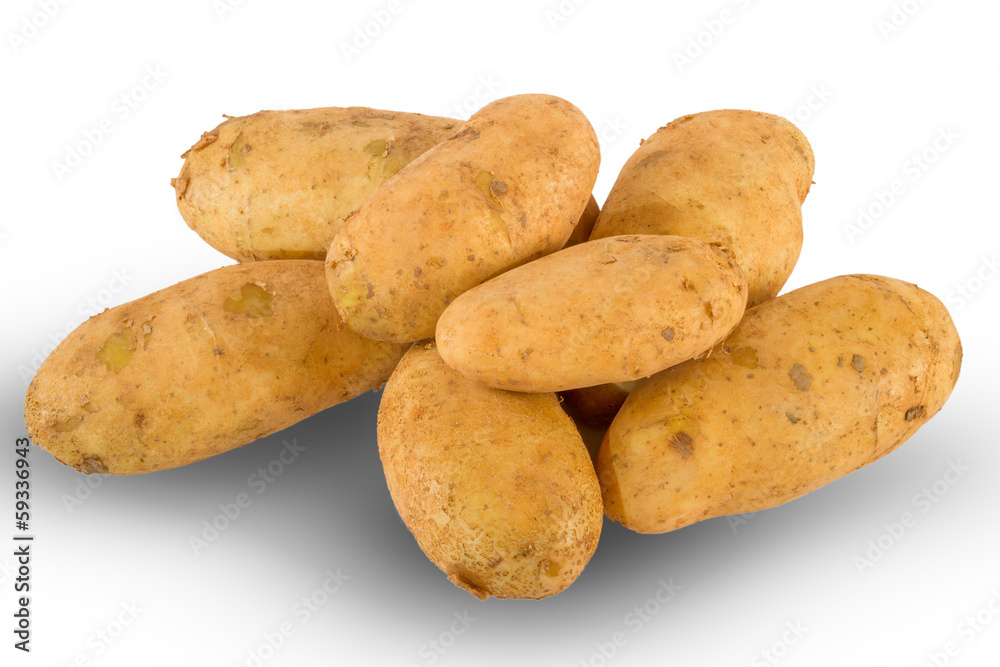 Fresh unwashed potatoes Fresh unwashed potatoes