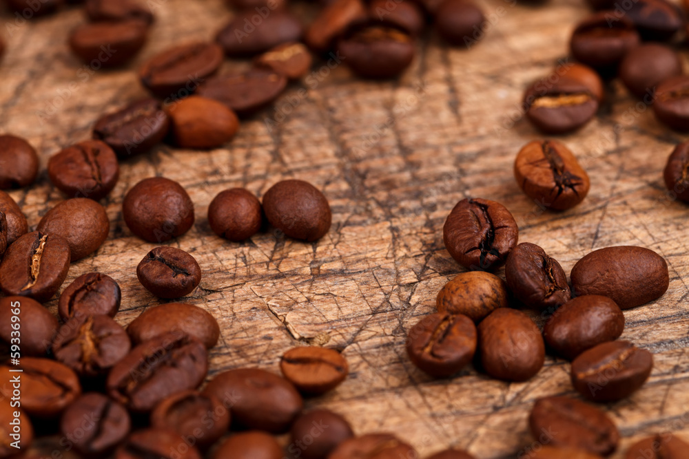 Naklejka premium Coffee beans