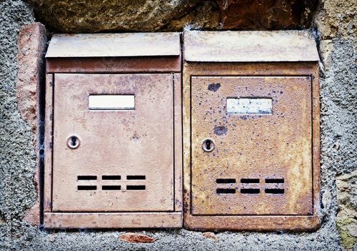 old letterboxes photo