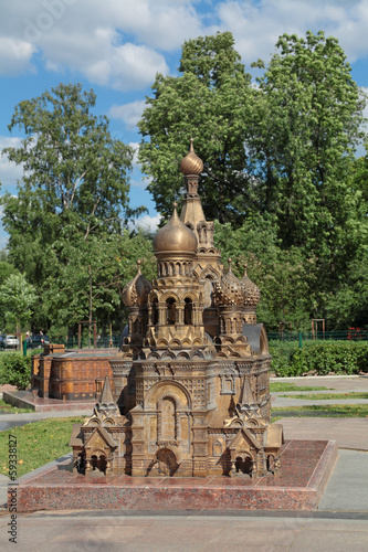 Mini-city sculptural group, St.-Petersburg, Russia
