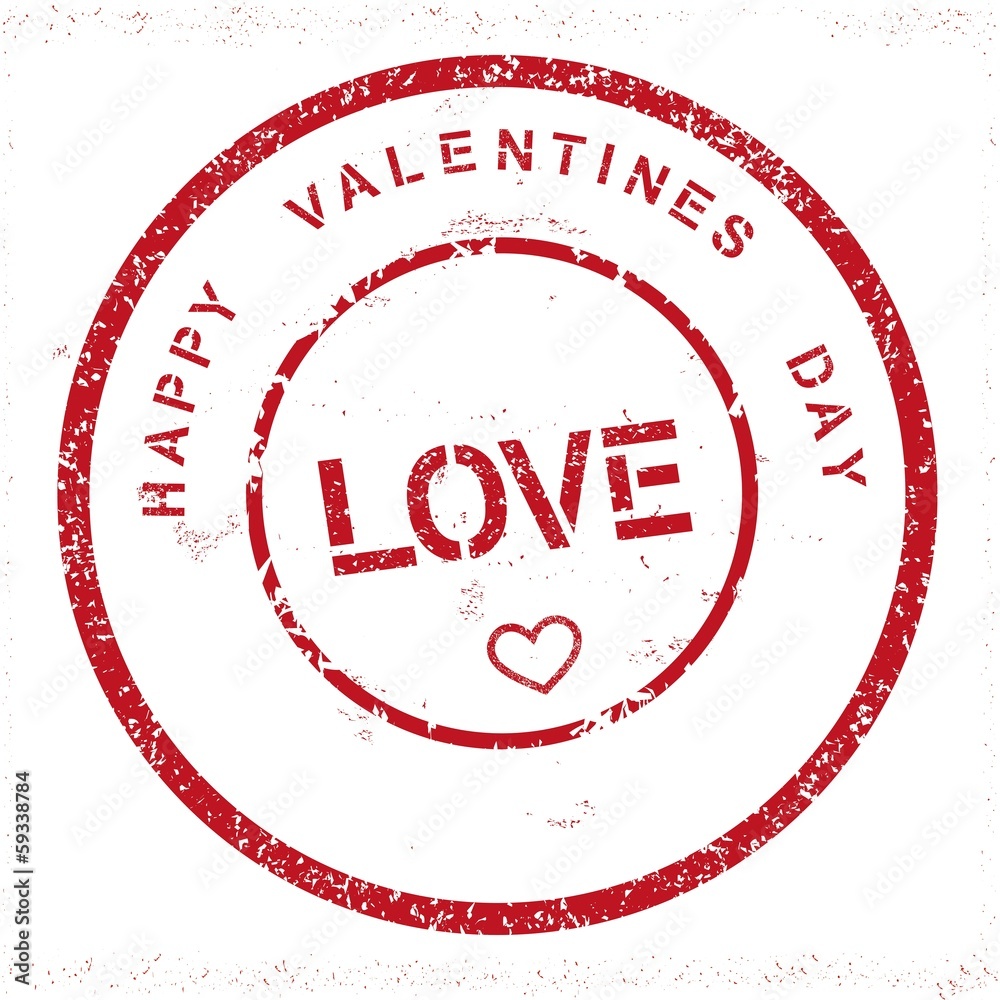 Happy Valentines Day - vector stamp Happy Valentines Day - vector stamp