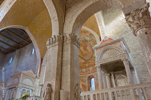 Interior of the Basilica of Aquileia, Italy