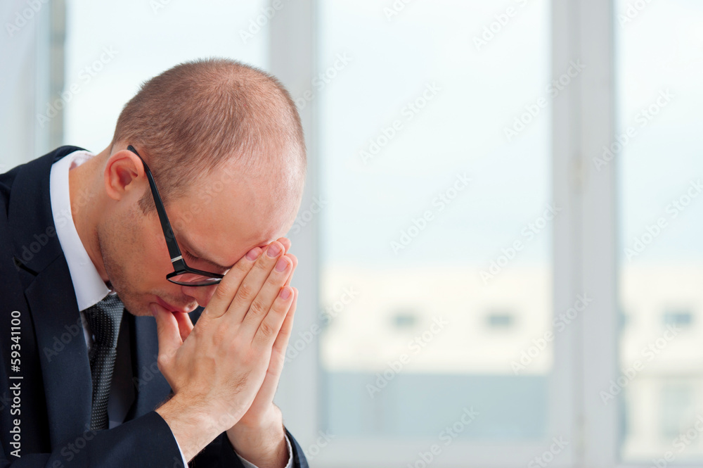 Businessman upset Businessman upset