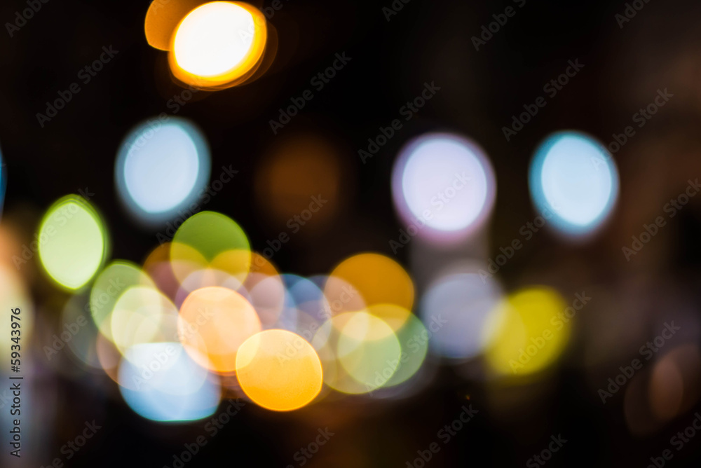 Bokeh of light background.