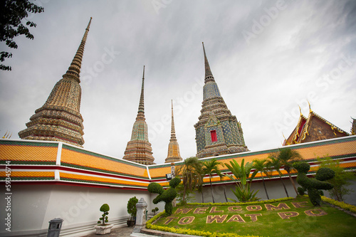 Thai Temple Wat Pho in Bangkok photo