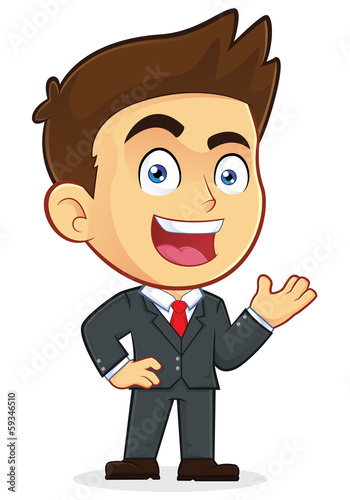 Welcoming Businessman