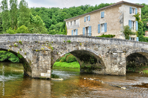 France, La Roque Gageac church in Perigord photo