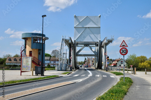 France, village of Benouville in Normandie photo