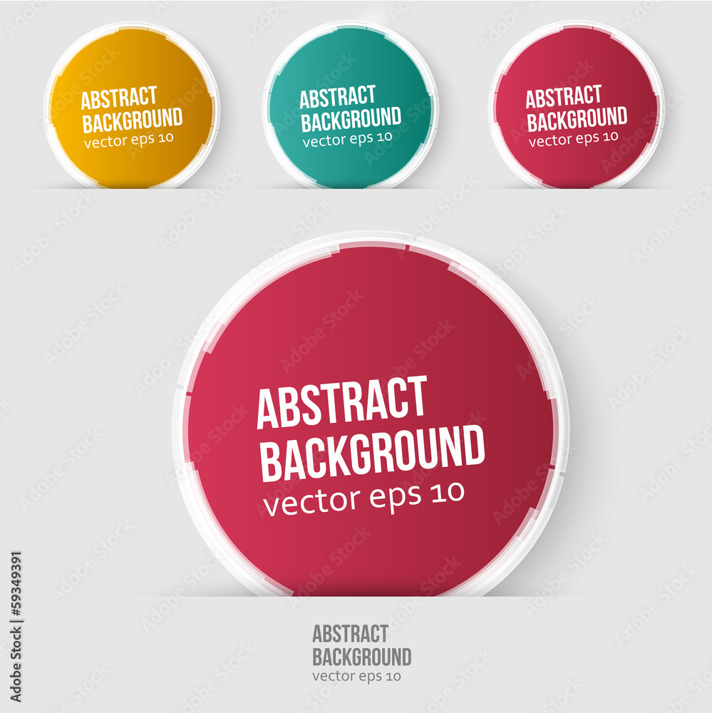 Vector red circle. Abstract background for design Vector red circle. Abstract background for design