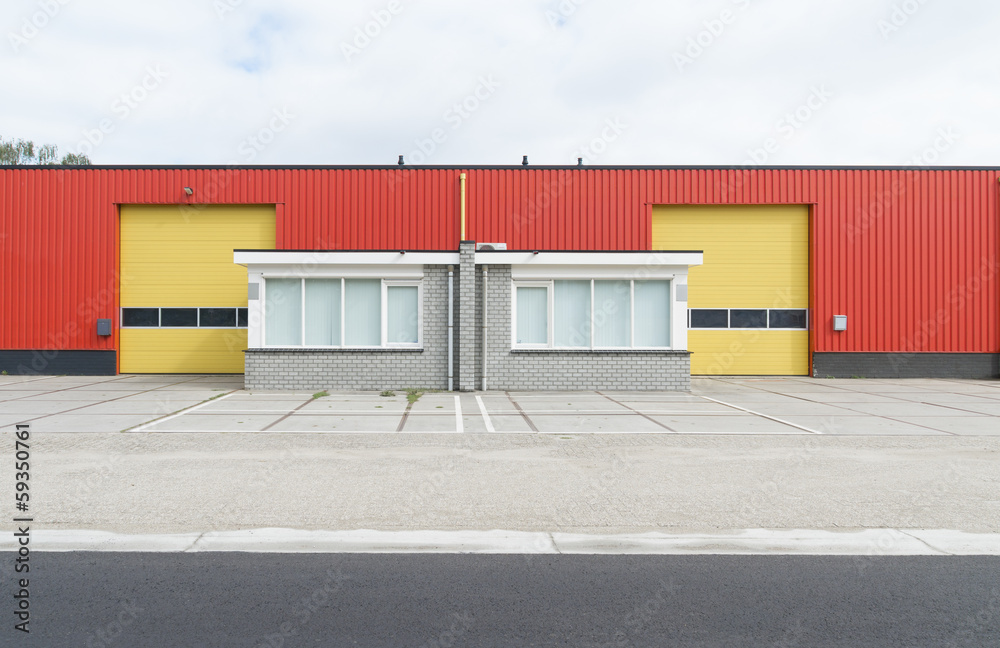 Fototapeta premium industrial warehouse