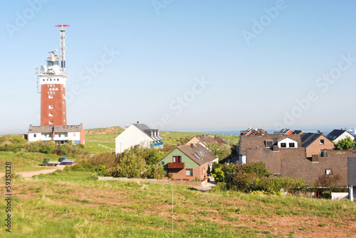 Konstfotografi Leuchtturm auf Helgoland