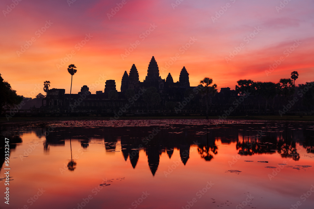 Fototapeta premium Angkor Wat, Siem Reap, Cambodge