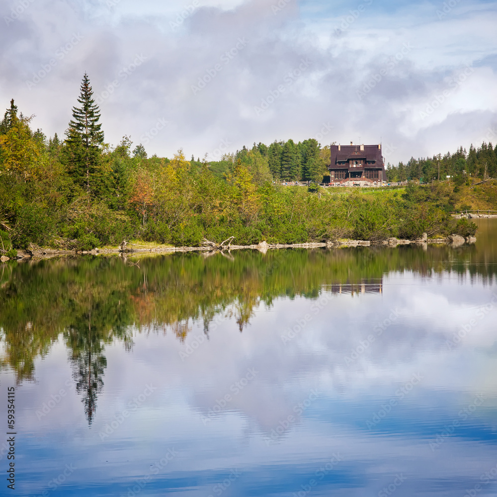 Fototapeta premium Wooden house