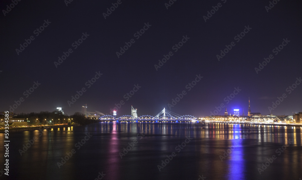 Panorama of Riga, Latvia, Europe