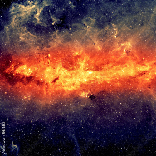 Center of the Milky way galaxy. Elements of this image furnished by NASA.