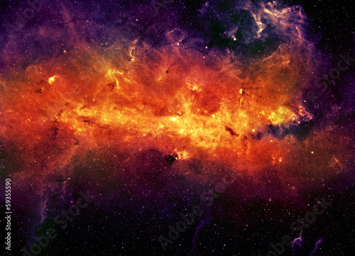 Center of the Milky way galaxy. Elements of this image furnished by NASA