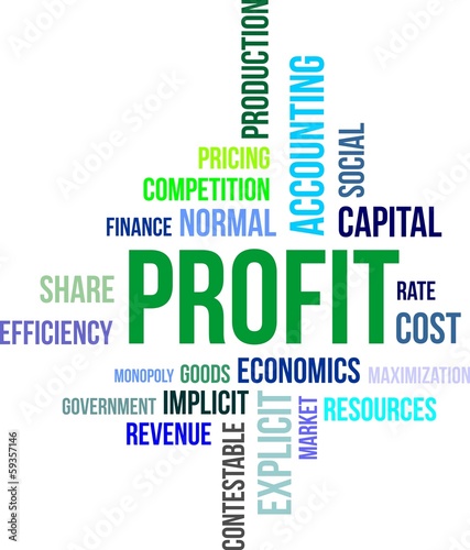 word cloud - profit