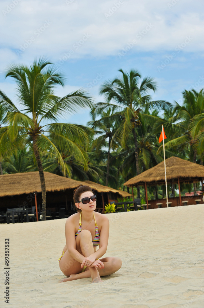 girl on the beach girl on the beach
