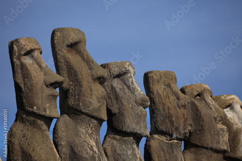 Osterinsel Moai Statue photo