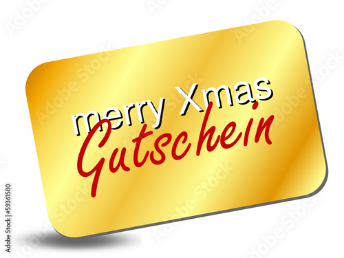 X mas Gutschein