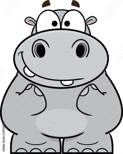 Cartoon Hippo